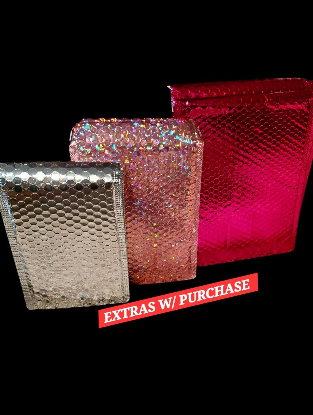 15ct. Metallic Bubble Mailers Mix 8.5x12, 7x9 And 6x8 🦋LAST ONE ✨️PRICE FIRM✨️